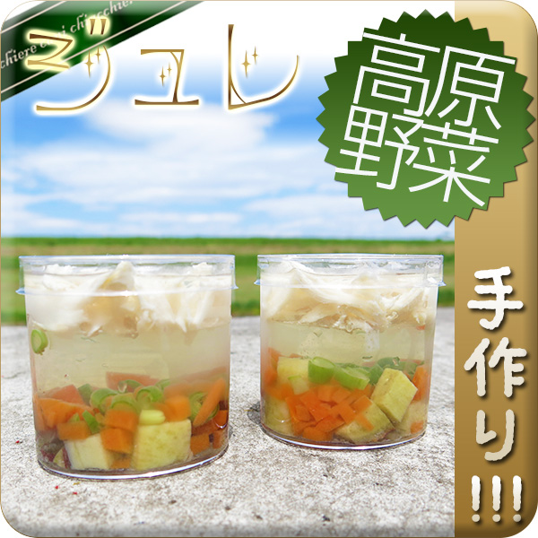 ☆夏季限定☆高原野菜のささみジュレ ピッコロ　2個
