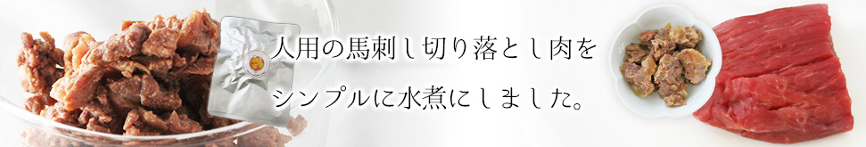 犬用馬肉レトルトお試し